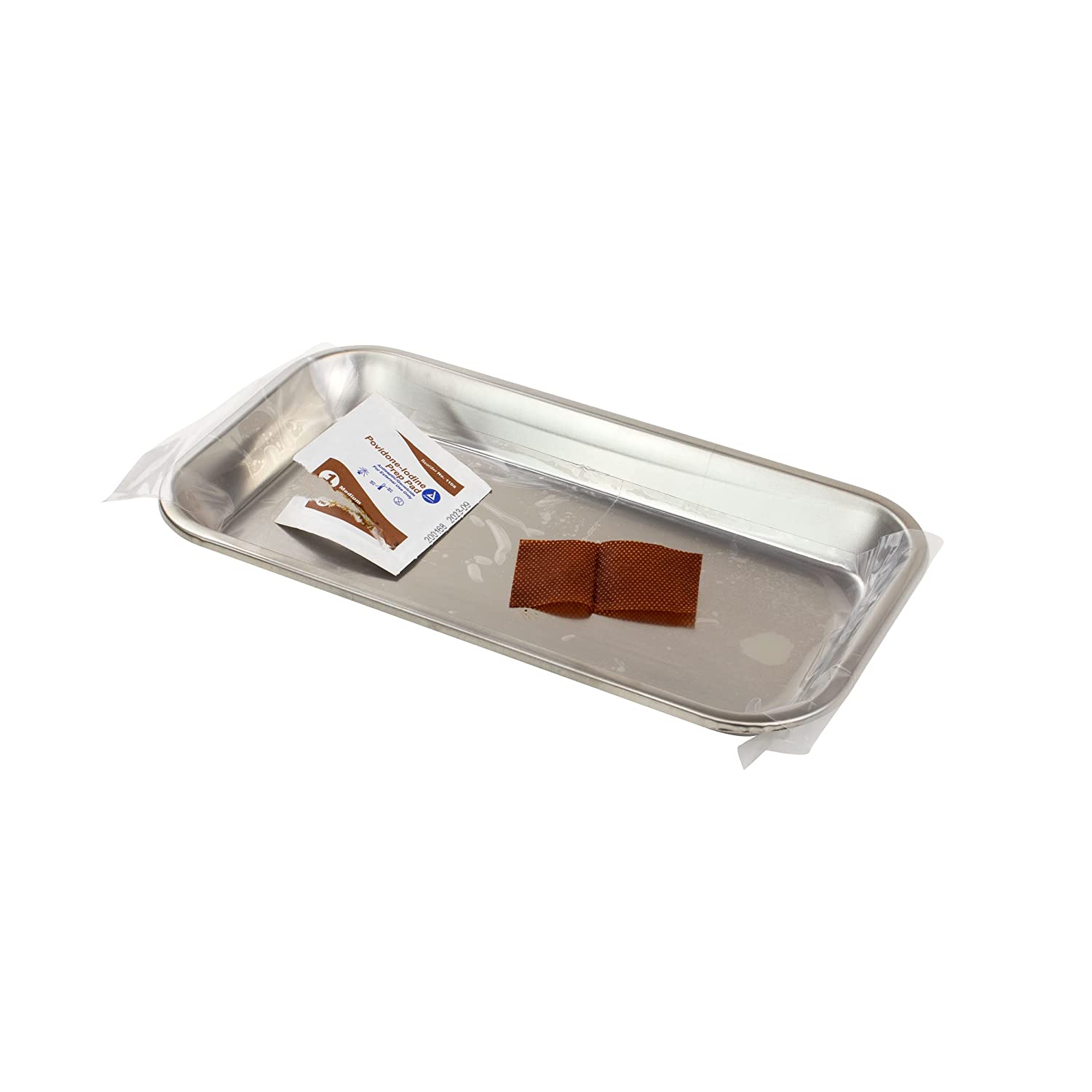 Dynarex Povidone-Iodine Prep Pads, Saturated with Povidone Iodine 10%, Medical-Grade Antiseptic Wipes Used for Prepping Prior Minor Procedures, Medium, 1 Case of 100 Prep Pads