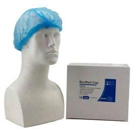 Blue 24 inch Hair net, Bouffant Caps