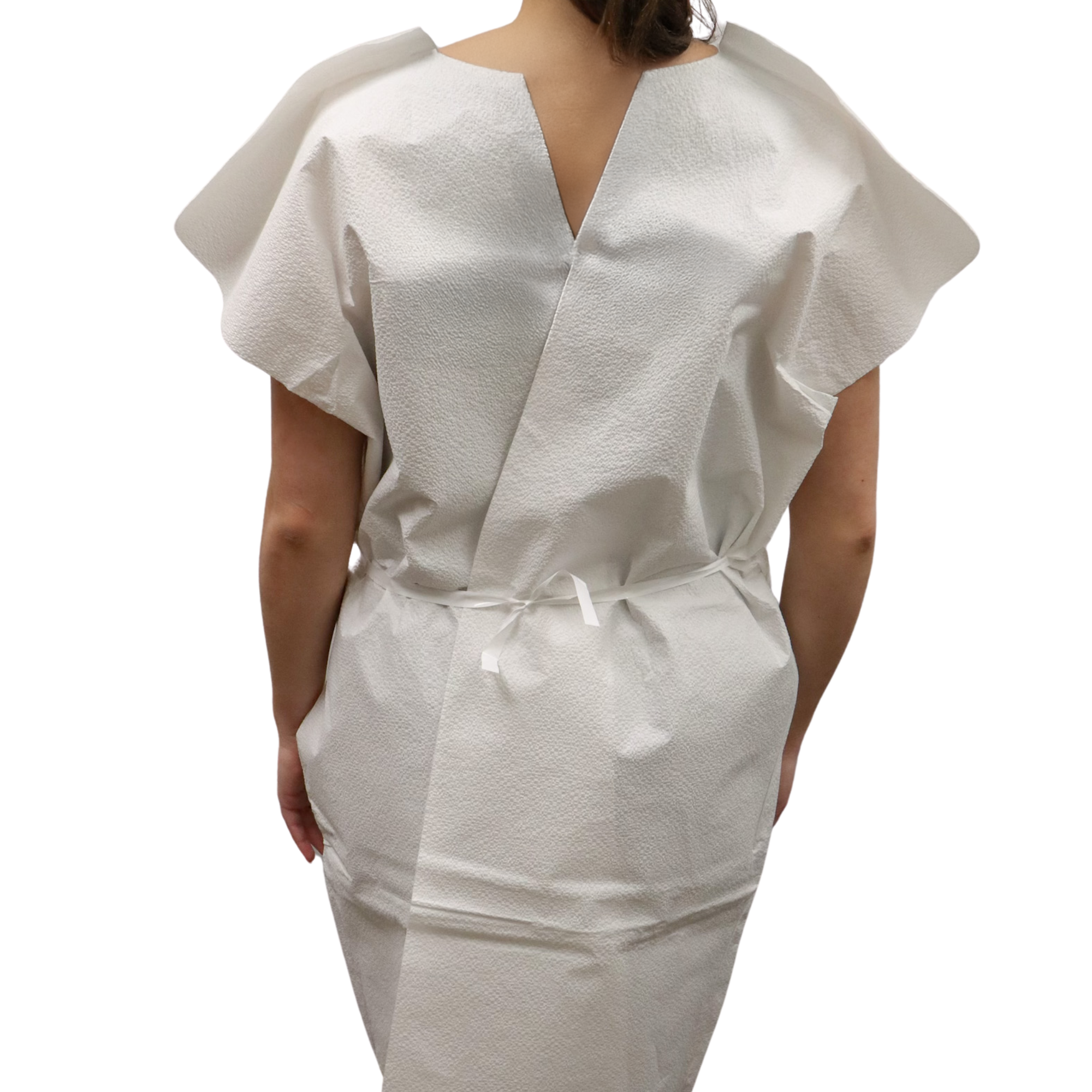 Henry Schein Disposable Exam Gown – Unisex, White, Soft & Comfortable – Medium/Large (30" L x 42" W) – 50 Gowns per Case – Ideal for Medical, Clinic, or Personal Use
