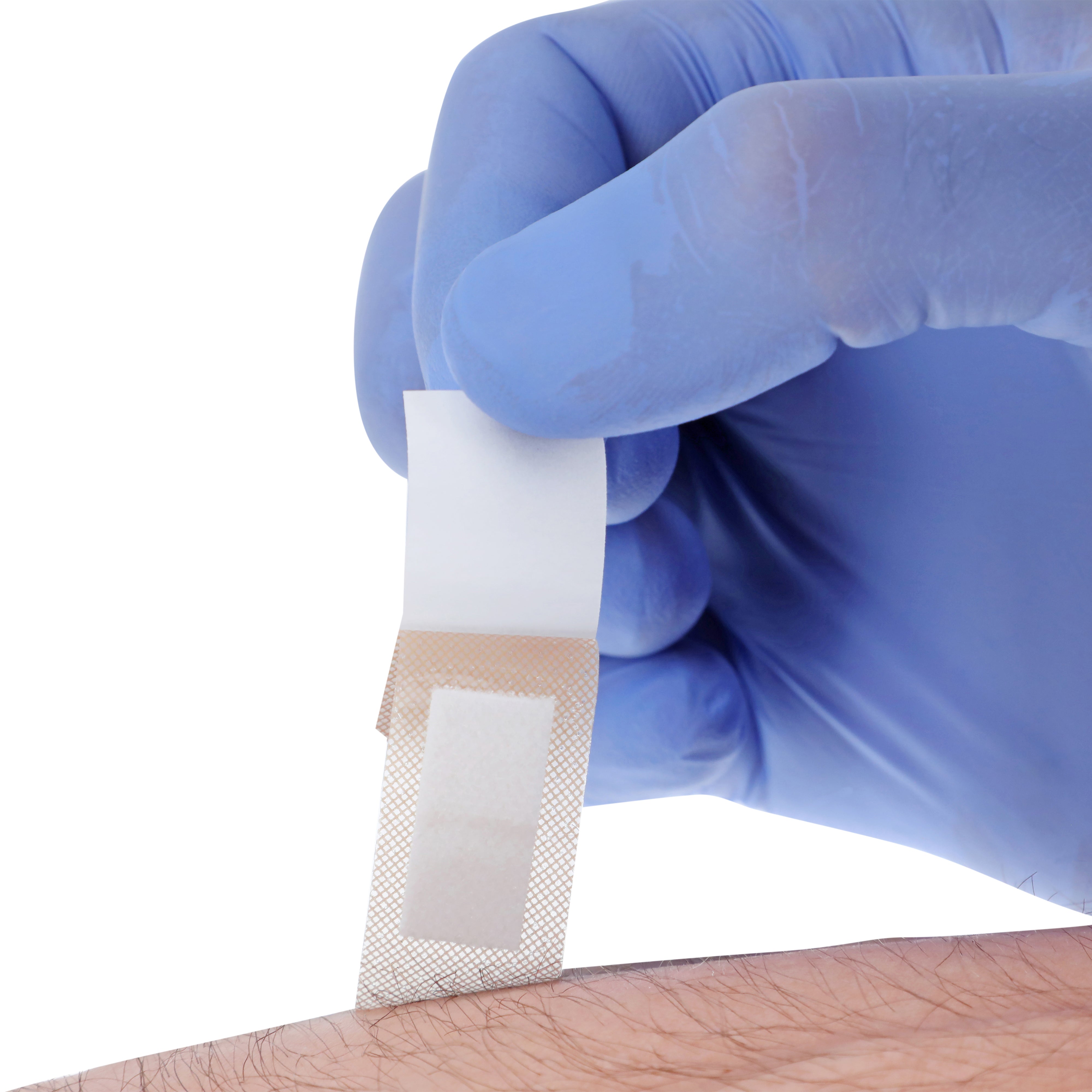Henry Schein Adhesive Sheer Bandage Strips, 3/4" x 3", Sterile, Box of 100 Bandages