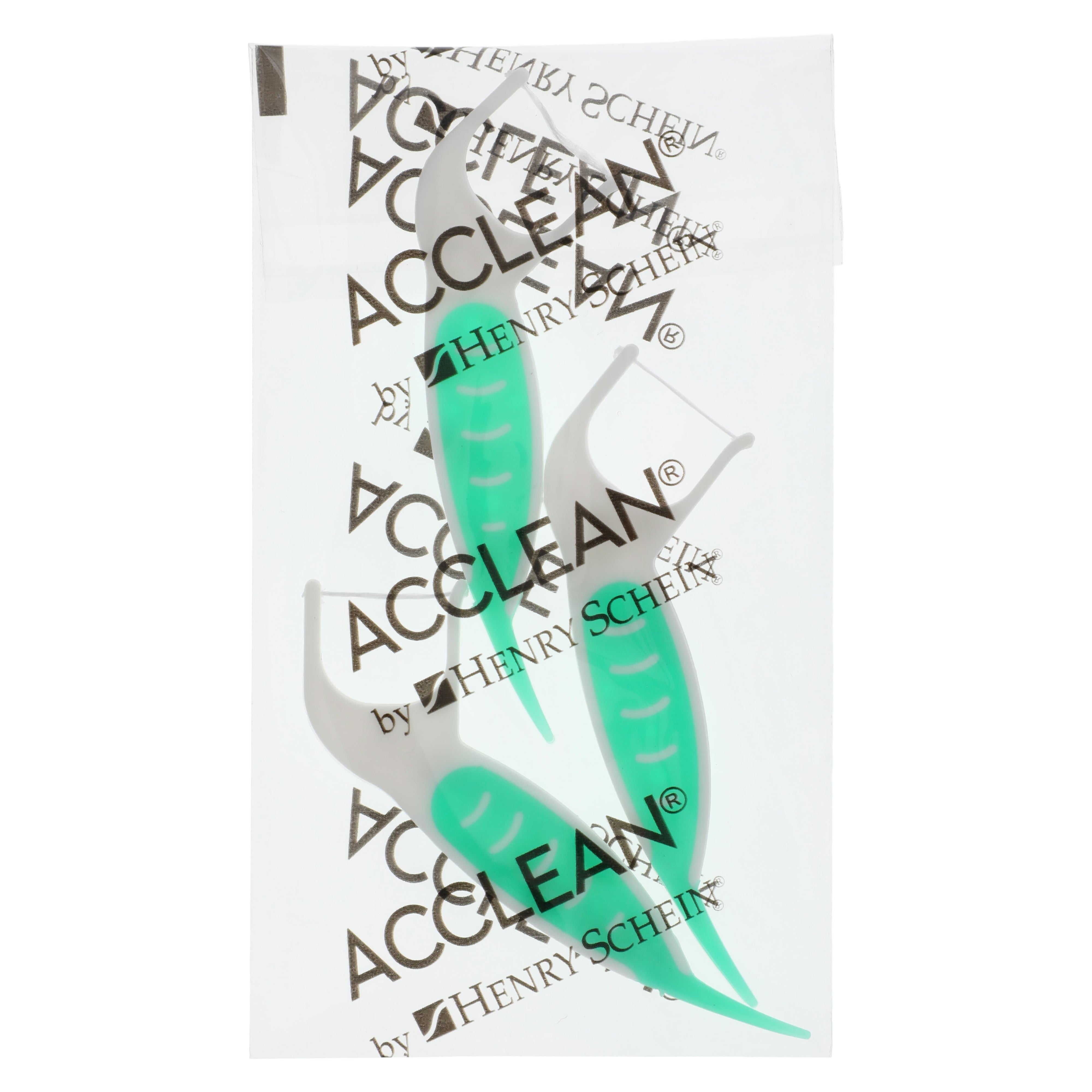 Acclean Orthopick Flosser Dispenser – 3 Flossers per Pack, 30 Packs per Box (90 Counts) – Orthodontic Dental Flossers for Braces and Appliances