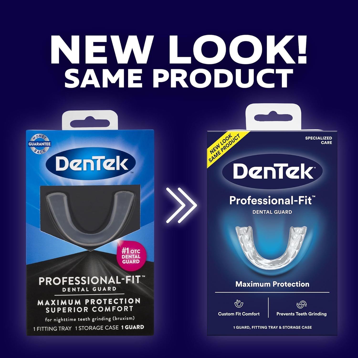 DenTek Mouth Guard for Nighttime Teeth Grinding, Professional-Fit Dental Guard