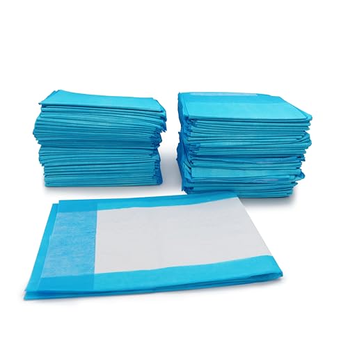 Henry Schein Disposable Underpads 17'' x 24'' Incontinence Pads, Bed Covers, Puppy Training | Thick, Super Absorbent Protection for Kids, Adults, Elderly | Liquid, Urine, Accidents