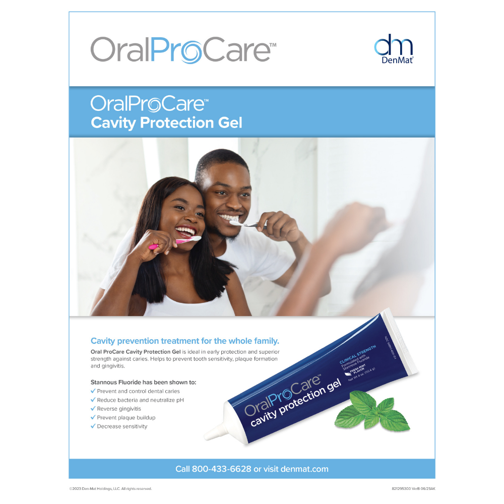 Oral ProCare Cavity Protection Gel | Clinical Strength, Formulated with Stannous Fluoride, Fresh Mint Flavor | 4 oz.