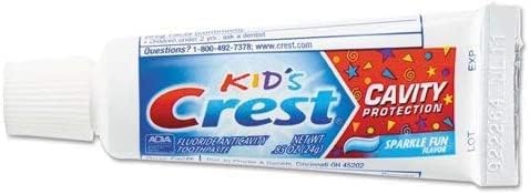 Crest Kids Cavity Protection Toothpaste, Sparkle Fun, Travel Size 0.85 oz (24g)