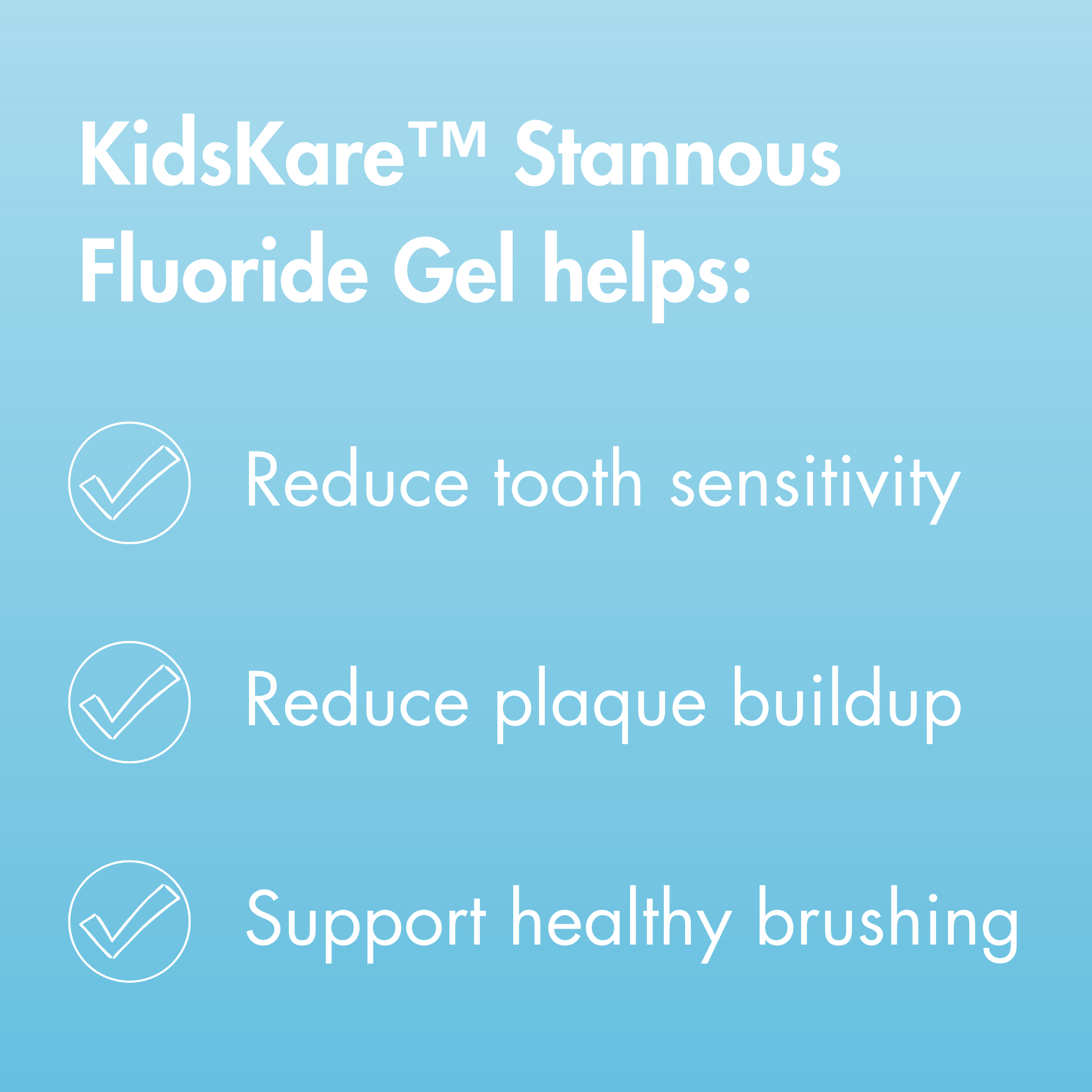 Kids Kare™ 0.4% Stannous Fluoride Brush-On Gel; Berry Flavor; 4.3 oz.