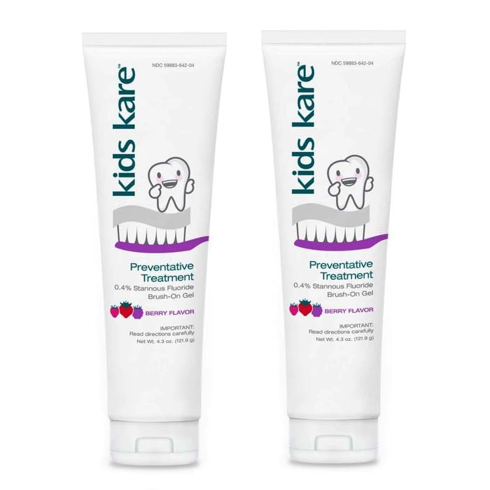 Kids Kare™ 0.4% Stannous Fluoride Brush-On Gel; Berry Flavor; 4.3 oz.