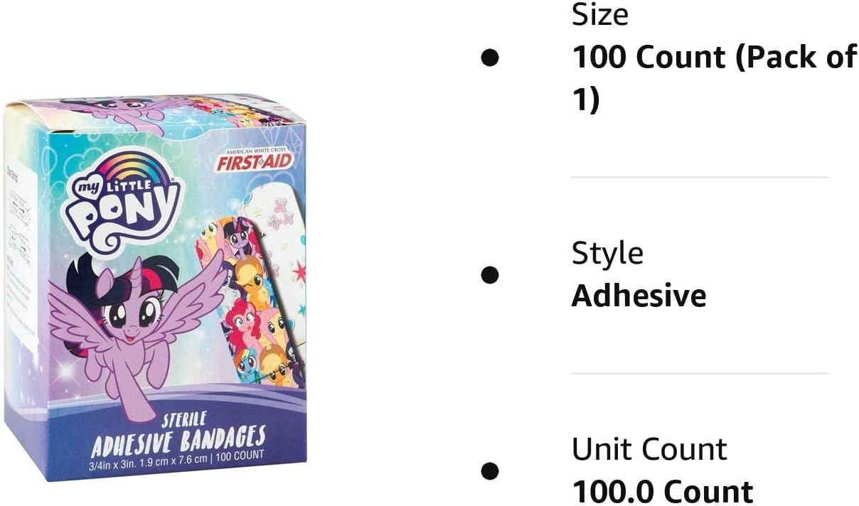 My Little Pony Bandages - First Aid Supplies - 100 per Pack