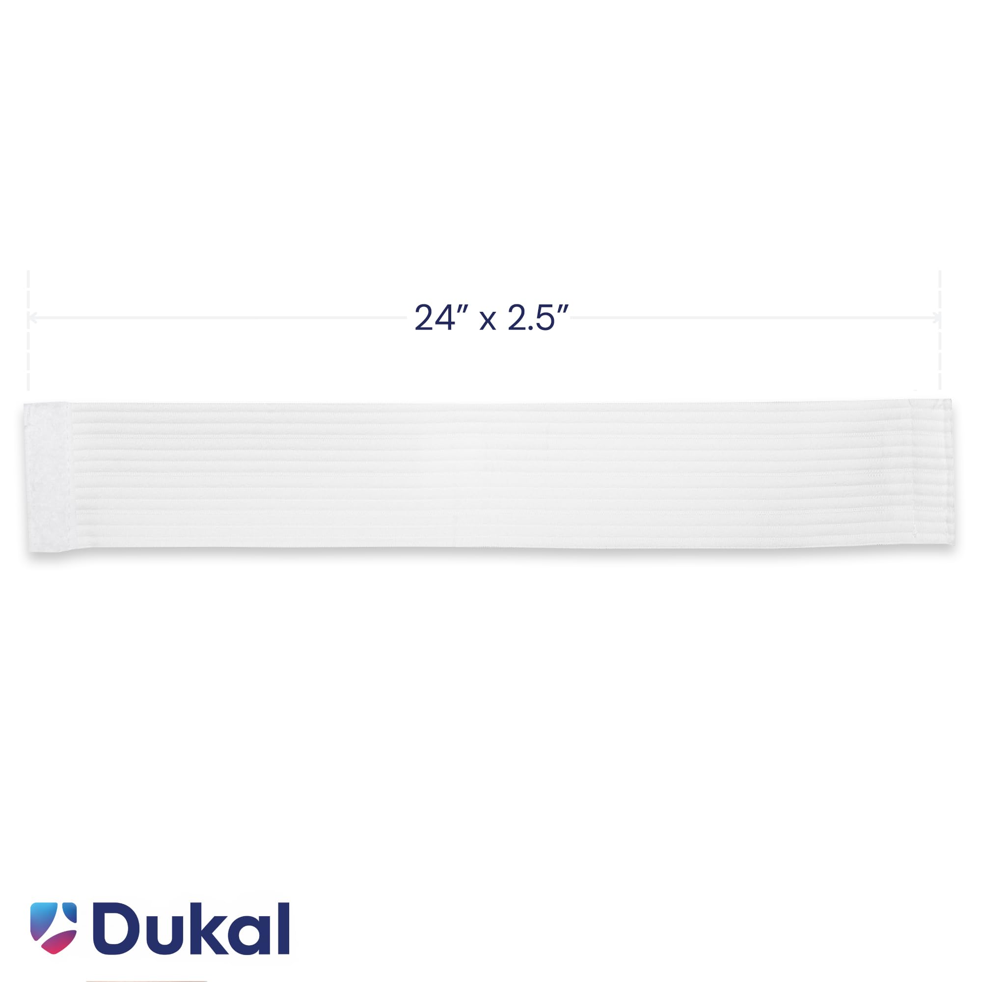 DUKAL Premium Stretch Headbands 200/BG – Disposable Spa & Beauty Headbands with Hook & Loop Closure, Adjustable Stretch Fit, Soft Lightweight Hair Wraps for Facials, Makeup, Skincare & Salon Use