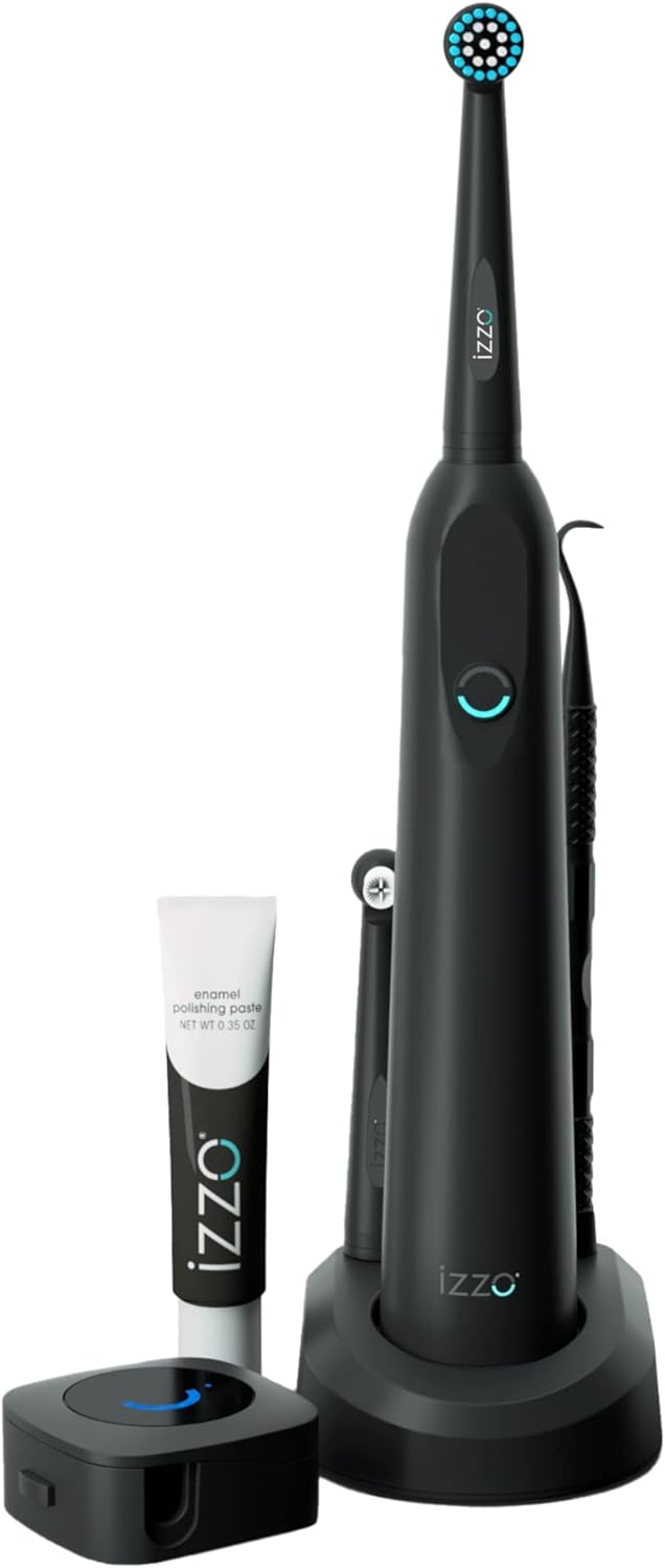 izzo Oral Care Kit, Electric Toothbrush, Teeth Whitener, Polisher Head, UV Cleaner and Scaler