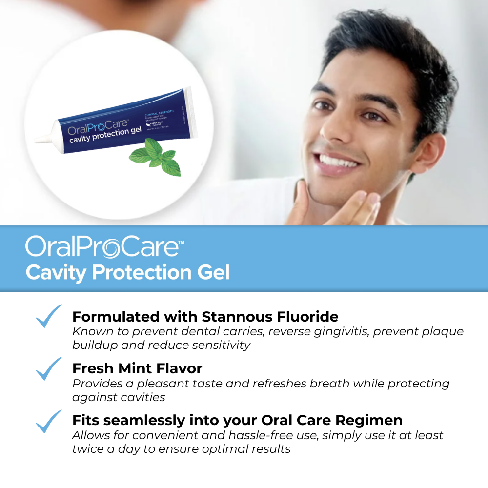 Oral ProCare Cavity Protection Gel | Clinical Strength, Formulated with Stannous Fluoride, Fresh Mint Flavor | 4 oz.