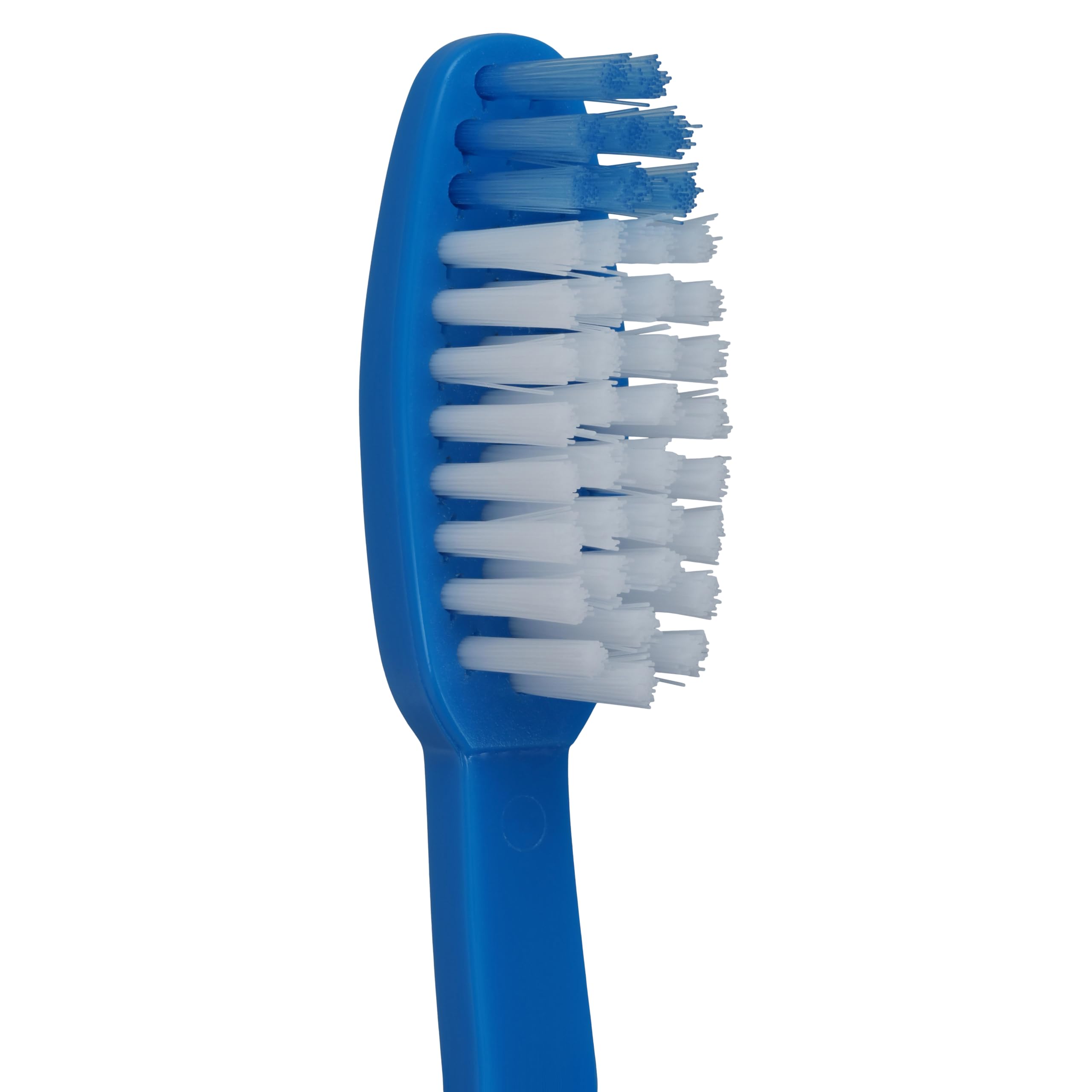 Henry Schein Acclean Adult Toothbrush, Angled Compact Head with 40 Tuft Bristles, 4 Assorted Colors (Colors May Vary), Multi Pack for Home, Travel, and Family Use