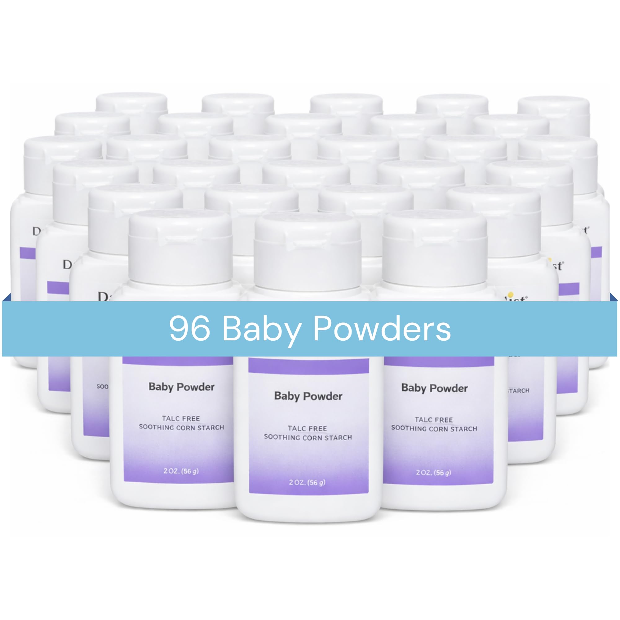 Dawnmist Baby Powder with Cornstarch – 2 oz – Talc-Free, Gentle Formula for Soft Skin and Diaper Rash Relief