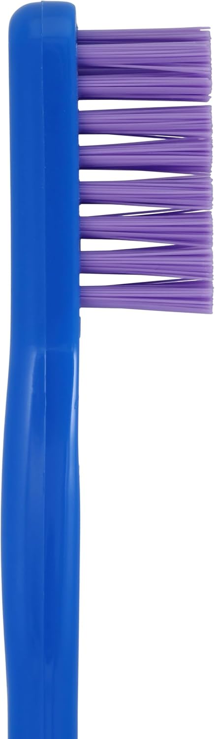Henry Schein Acclean Child Toothbrush, Assorted Neon Colors, 24-Tuft Narrow Head, Soft Bristles, Manual Straight Handle, Individually Wrapped