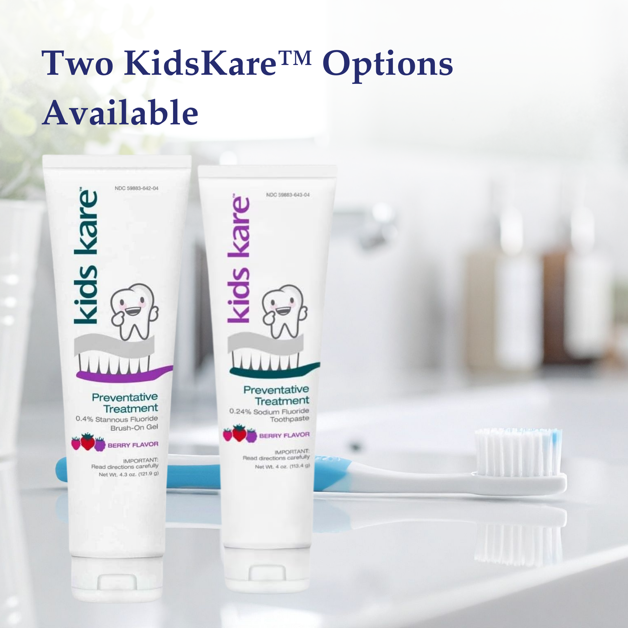 Kids Kare™ 0.24% Neutral Sodium Fluoride Toothpaste; Berry Flavor