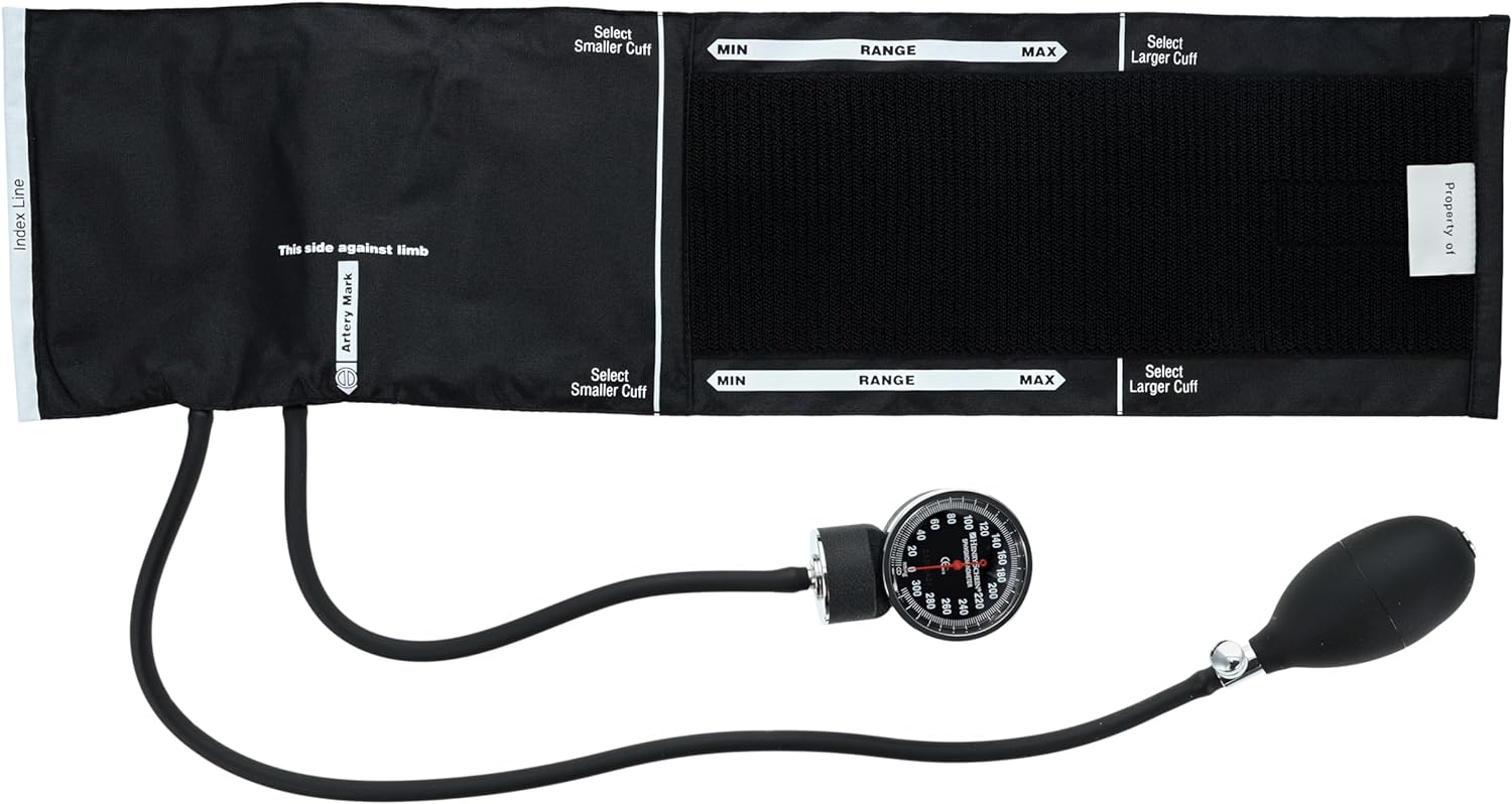 Henry Schein Prosphyg Aneroid Sphygmomanometer 2-Tube- Reusable, Dial Display, 760 Series