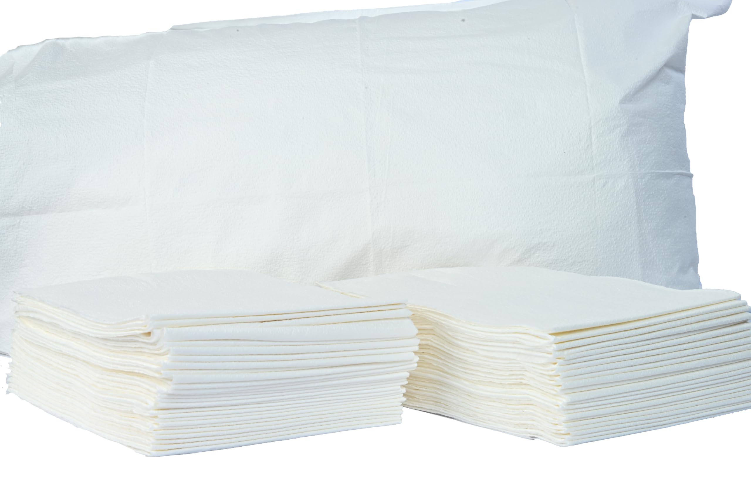 Henry Schein Single-Use Pillowcase, Pack of 100, Tissue/Poly, White, 21" x 30"