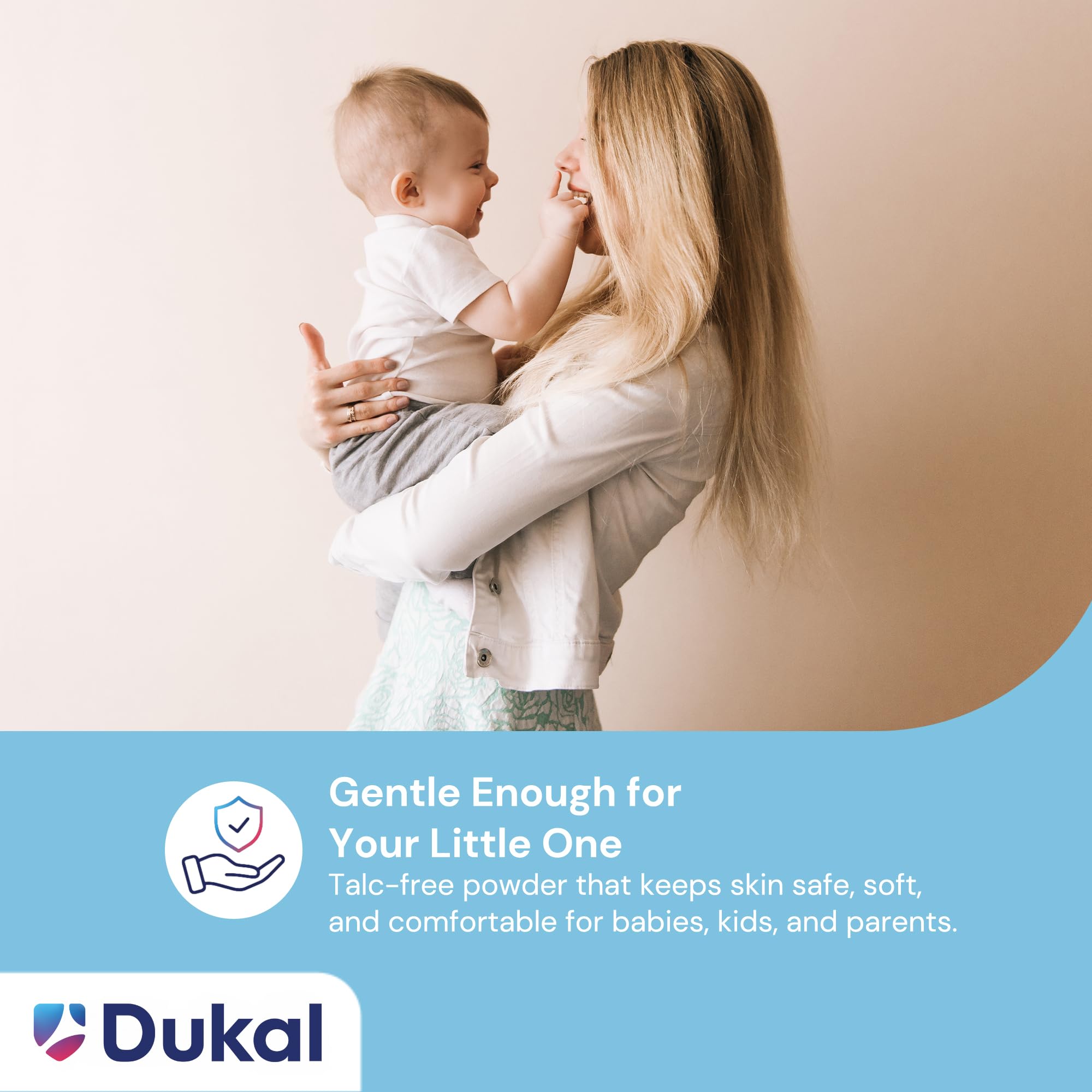 Dukal DawnMist Cornstarch Baby Powder 14 oz – Pack of 12 | Gentle, Talc-Free Formula for Baby & Adult Use, Soothes & Absorbs Moisture