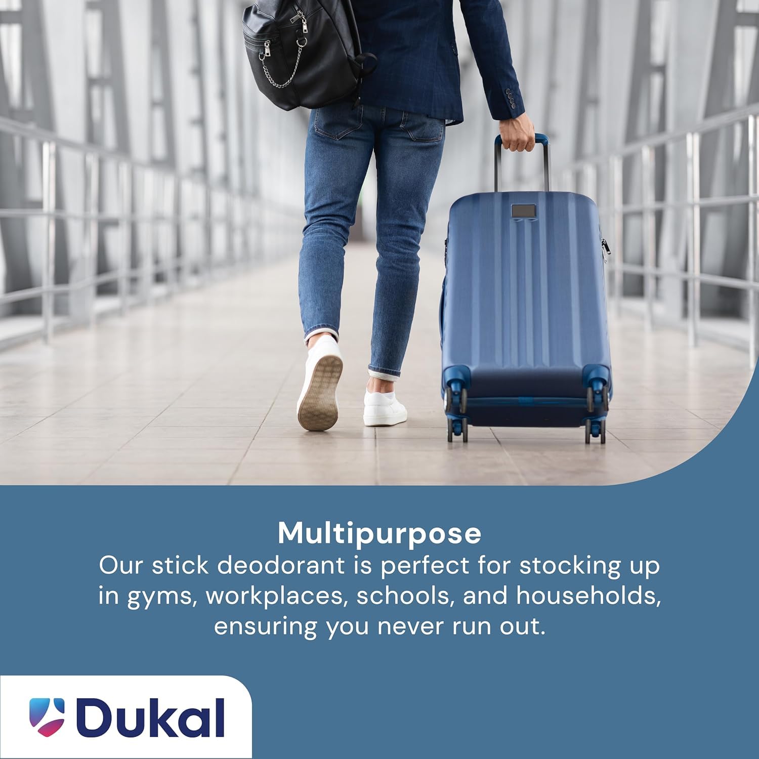 Dukal DawnMist Stick Deodorant, 0.5 oz – Clear, Full Case (144 Sticks/Box, 4 Boxes/Case, Pack of 576) – Long-Lasting Freshness for Daily Use
