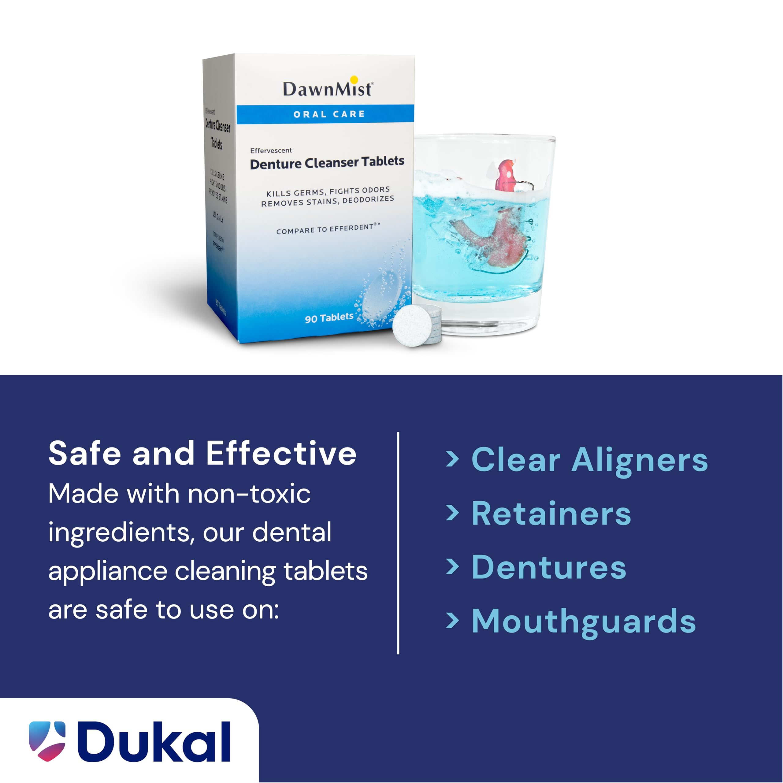 Dawn Mist Denture Cleaner Tablet