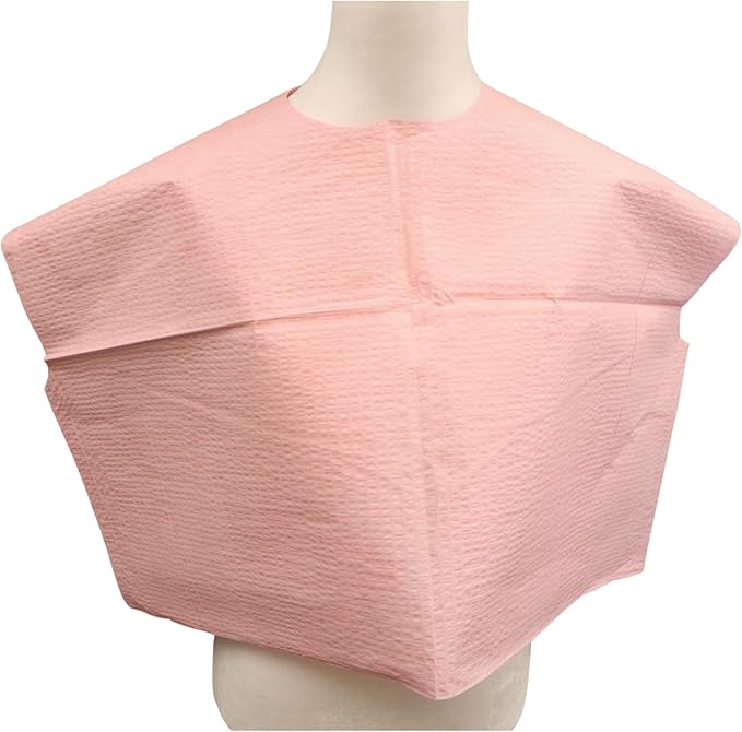 Henry Schein Disposable Exam Cape – 100/Case, 3-Ply Tissue, 30" x 21", Waist-Length Coverage for Patient Comfort & Protection