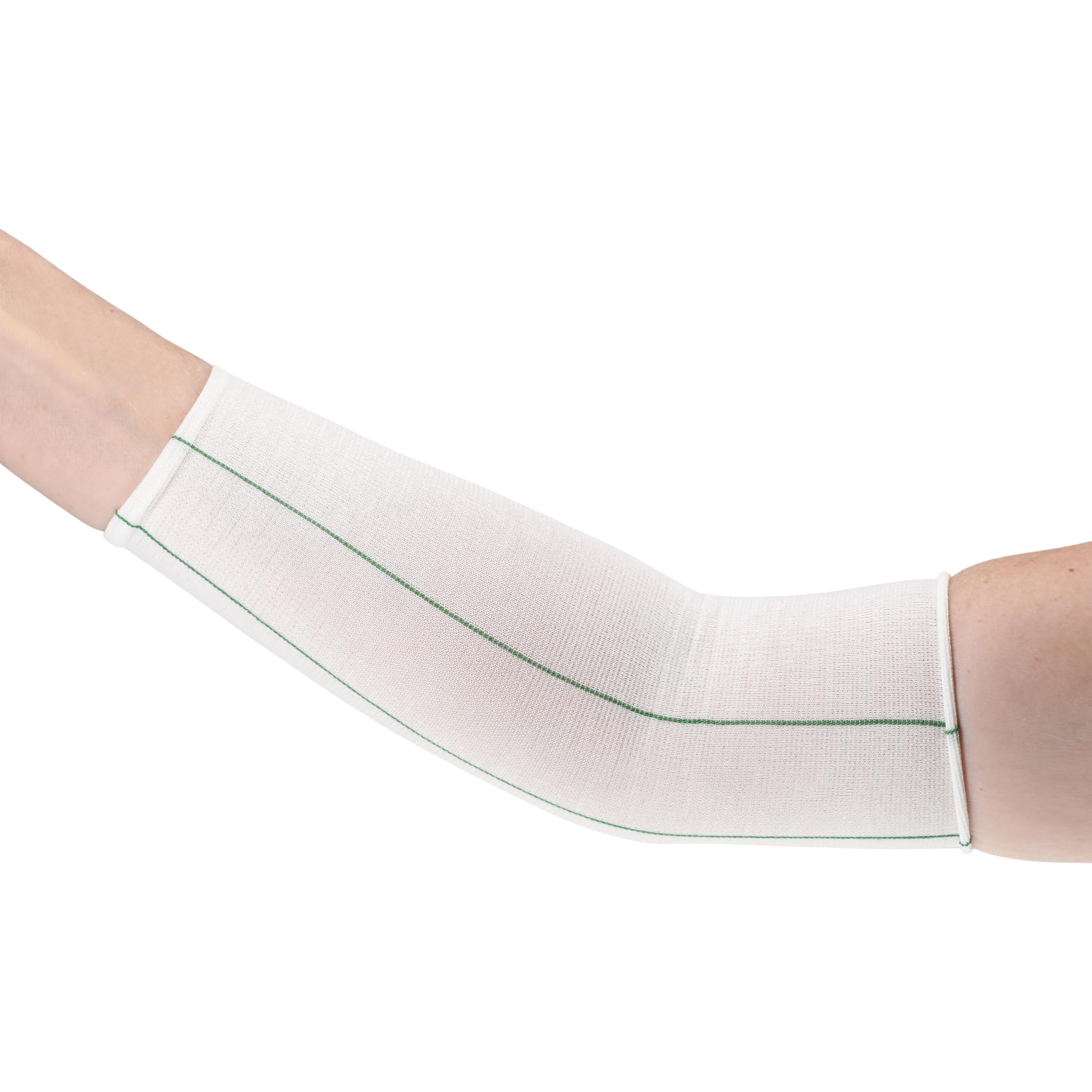 Henry Schein Tubular Bandage, White, Non-Sterile, Bi-Elastic Stretch, Reusable, Viscose/Polyamide/Elastane Material, Latex-Free, Each