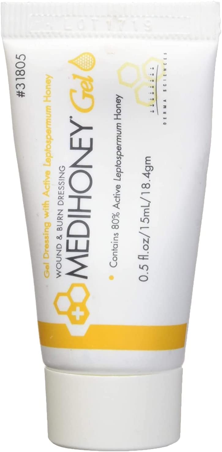 Improved Medihoney Gel Wound and & Burn Dressing from Derma Sciences, 0.5 oz