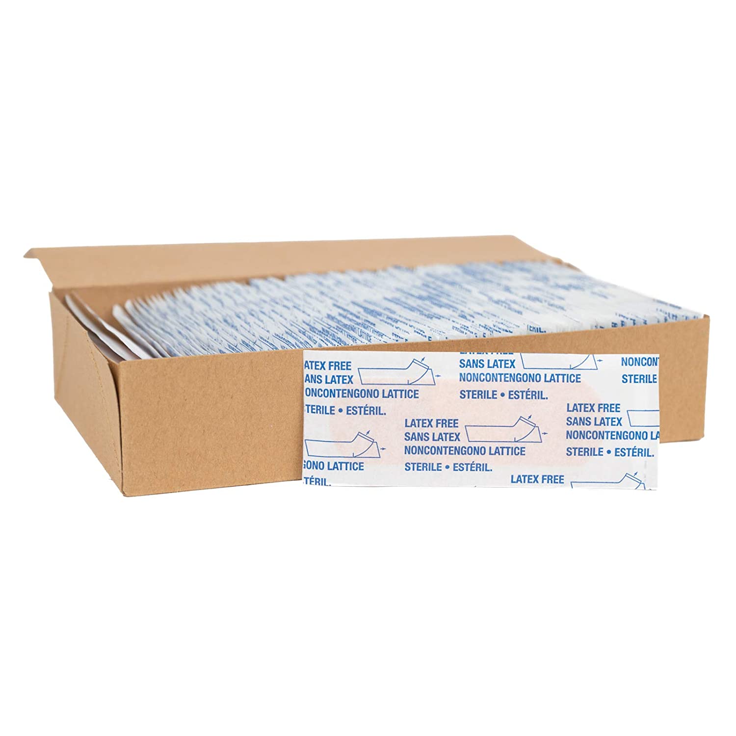 American White Cross Adhesive Bandages, Sheer Strips, 1" x 3", Case of 1500