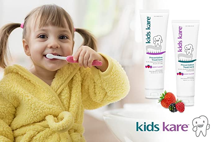 Kids Kare™ 0.24% Neutral Sodium Fluoride Toothpaste; Berry Flavor