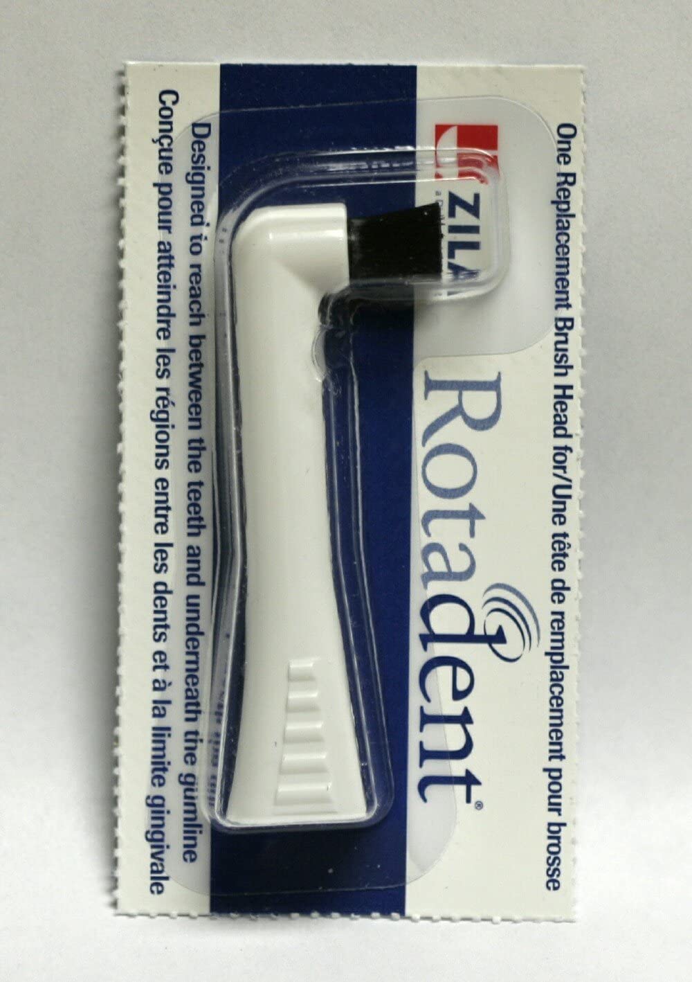 Rotadent Rota Dent Brush Head Flat Hollow Zila