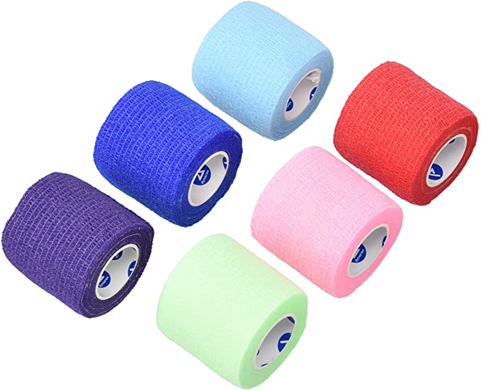 Dynarex Sensi Wrap, Rainbow Color, 2 Inches X 5 Yards, 36 Count