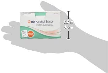BD Alcohol Swabs 100 Each White