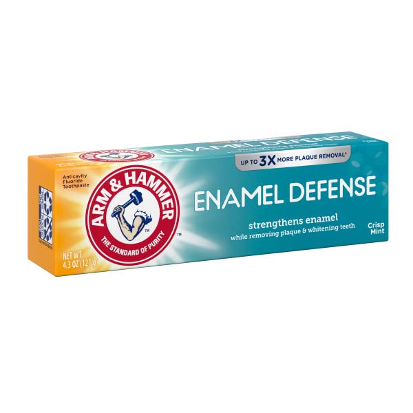 ARM & HAMMER Enamel Defense Fluoride Anticavity Toothpaste Fresh Mint 4.3 oz