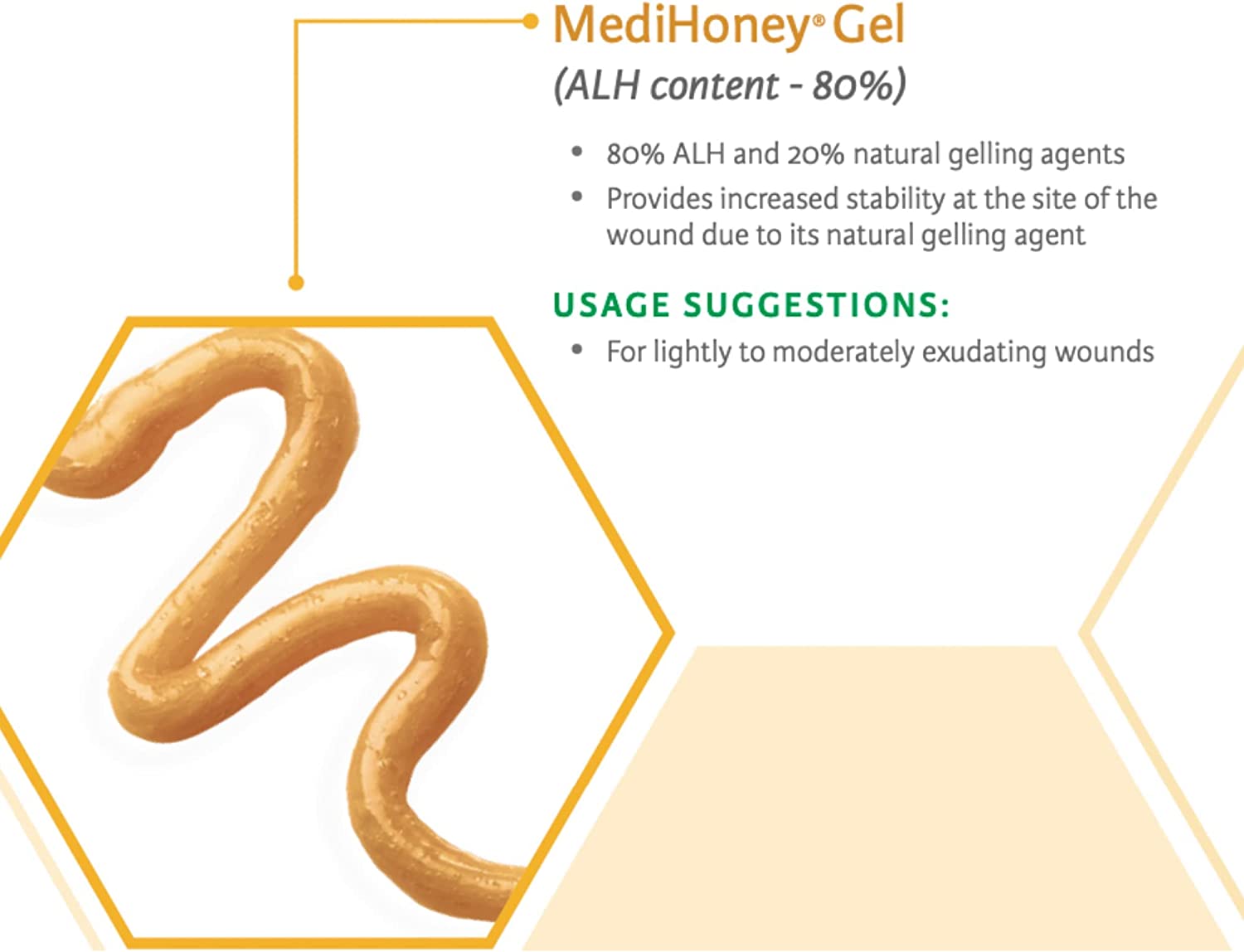 Improved Medihoney Gel Wound and & Burn Dressing from Derma Sciences, 0.5 oz