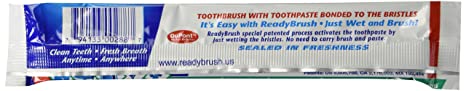 Ready Brush Prepasted Disposable Toothbrush 10 Count