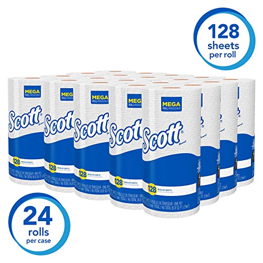 Cottonelle Professional Bulk Toilet Paper for Business (17713), Standard  Toilet Paper Rolls, 2-PLY, White, 60 Rolls / Case, 451 Sheets / Roll 