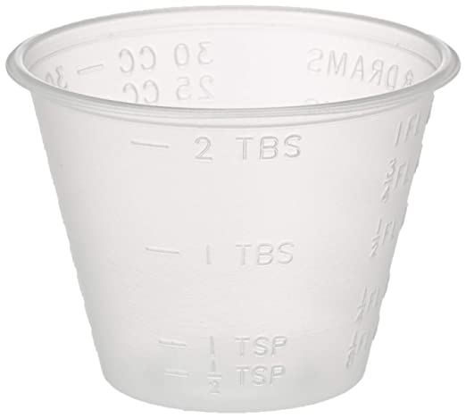 Dynarex 4258 Medicine Cup (Polyethylene), 5,000 Count (Case)