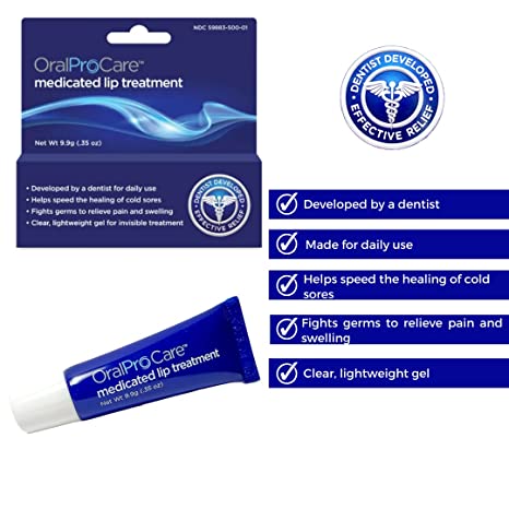 Oral ProCare Medicated Lip Treatment; Medicated Lip Gel; Invisible Gel