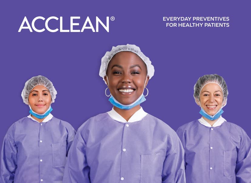 Acclean 10% Hydrogen Peroxide Teeth Whitening Strips; Dissolvable Whitening Strips; One (1) Box of 56 Dissolvable Teeth Whitening Strips