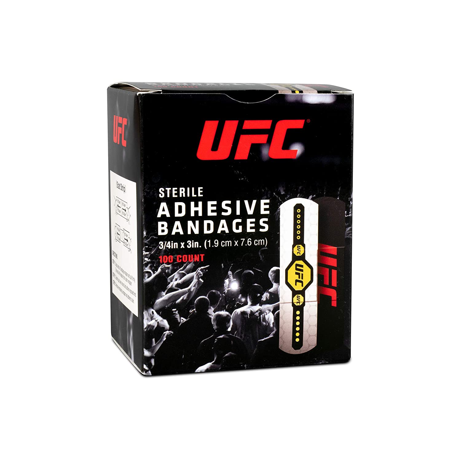 Dukal UFC Adhesive Bandages, Assorted Styles, 3/4"x3" 100 Ct.