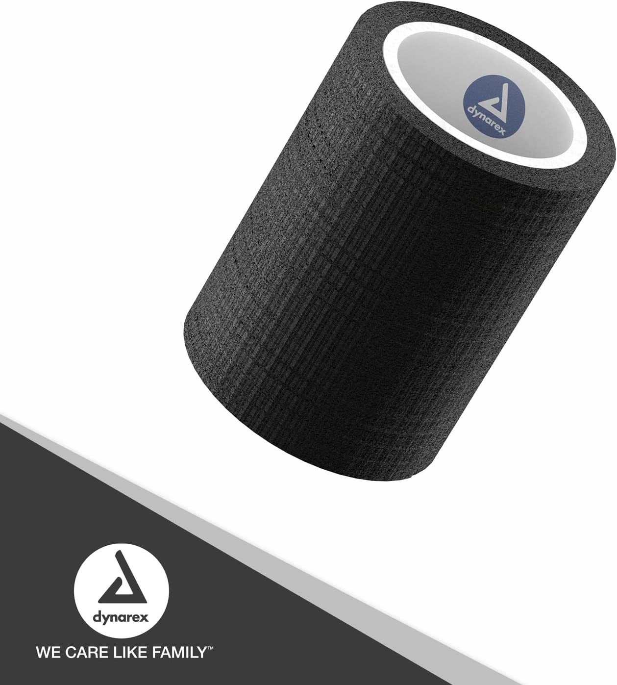 Dynarex Sensi-Wrap Bandage Rolls are a Self-Sticking Wrap Provides Stay in Place Compression. Great for Tough to Wrap Areas of The Body, Over a Bandage or Tattoo. Black, 2” x 5 yds, 1 Box of 36 Rolls