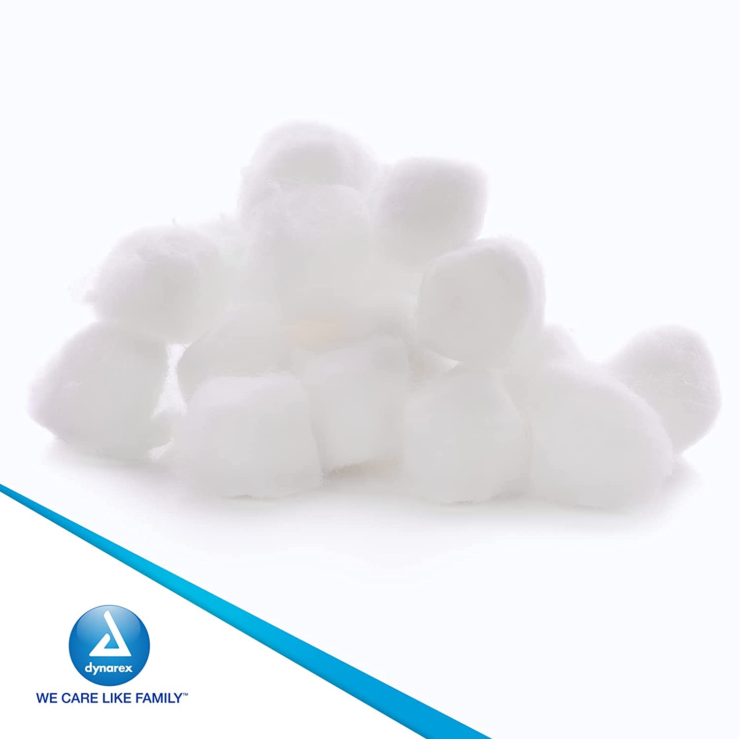 Dynarex Cotton Balls, Non-Sterile and Large Sized, Latex-Free and Absorbent, For Skin Cleansing, Crafts, & as Makeup Remover