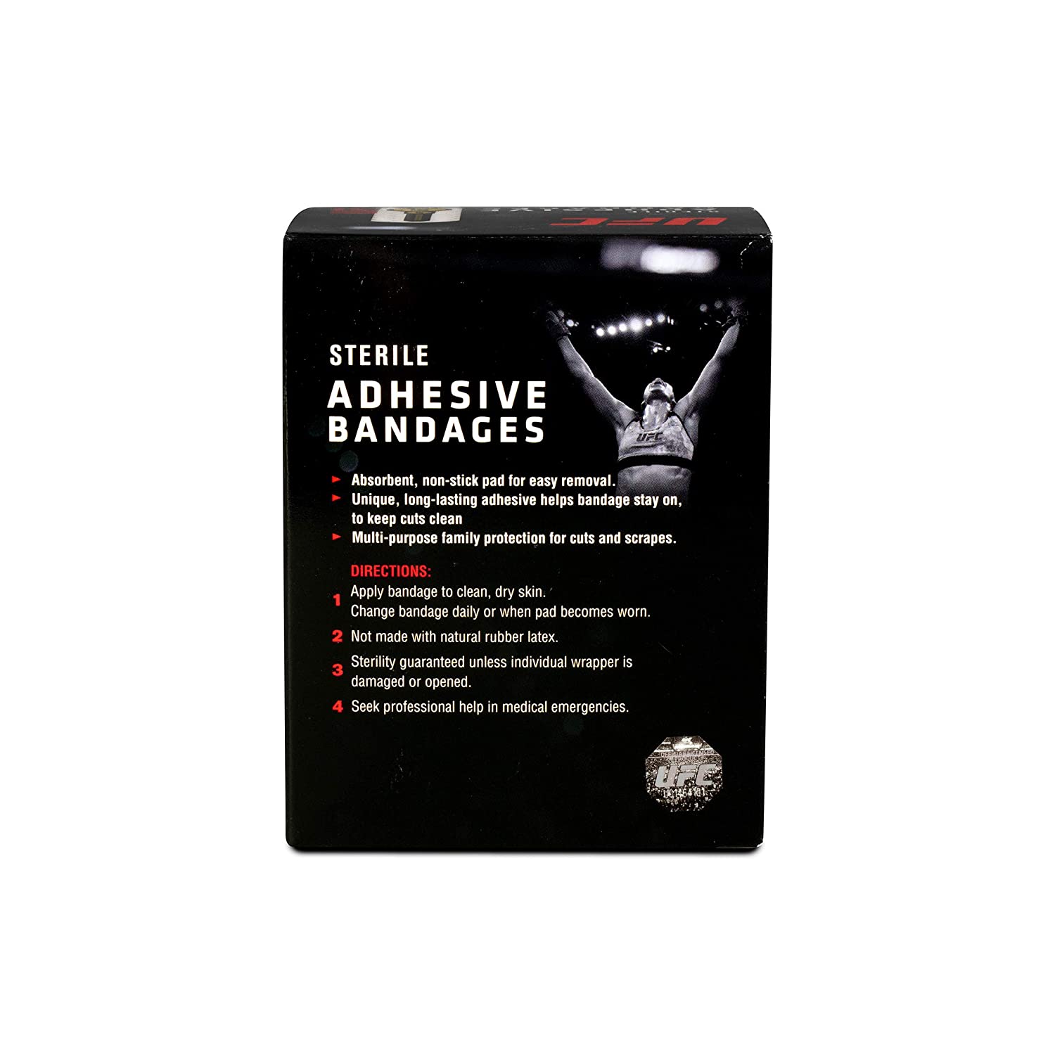 Dukal UFC Adhesive Bandages, Assorted Styles, 3/4"x3" 100 Ct.