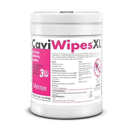 METREX 13-1150 CaviWipes Disinfecting Towelettes, X-Large for Medical Room Cleaning