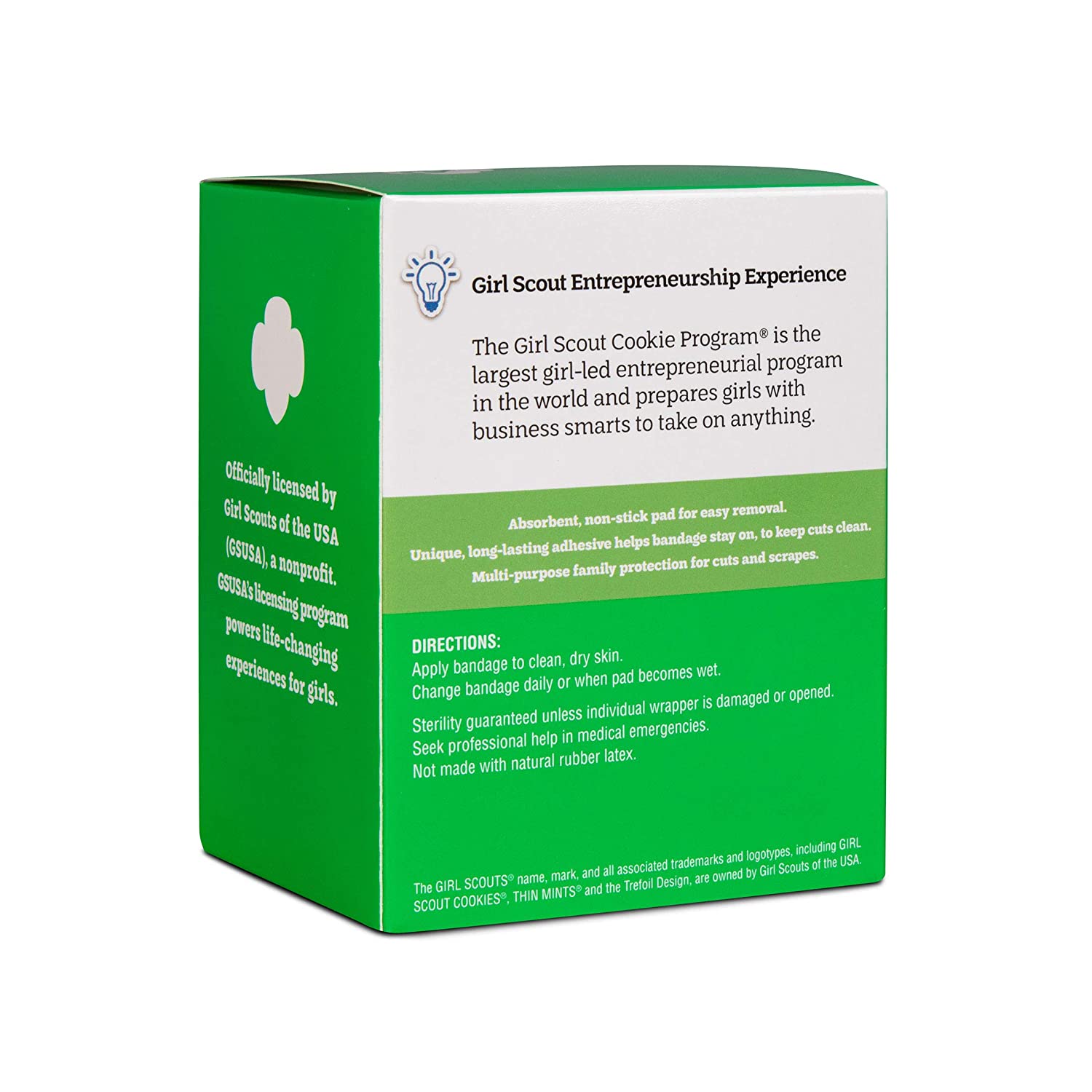 Dukal-1087751 Girl Scouts Adhesive Bandages, Assorted Styles, 3/4"x3" 100 Ct.