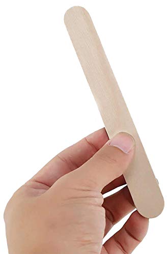Dukal Tongue Depressors 6 inch. Pack of 100 Disposable Depressors for Seniors. Sterile wooden tongue depressors. Clean & Smooth. Latex-free, single use, wood