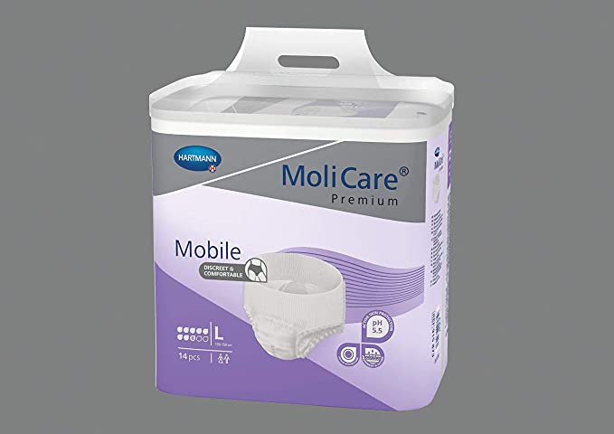MoliCare® Mobile 8D Disposable Protective Underwear- Large (Case of 56)