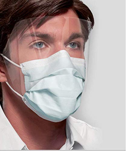 Crosstex CR-GCPBL100 Procedural Face Earloop Mask, Bulk Blue (Pack of 100)