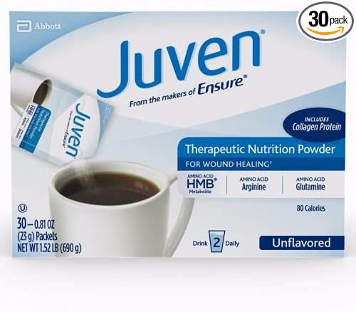Medline Juven Powder Nutritional Supplement (Unflavored, Packaging : 30EachCarton)