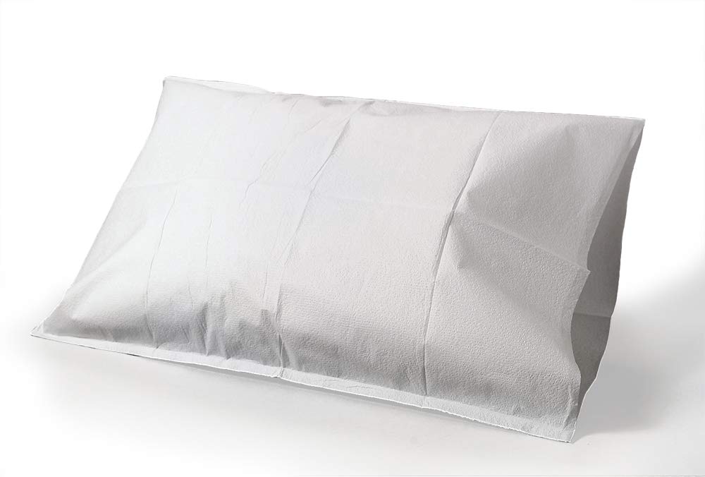TIDI Single-Use Pillowcases, White, 21" x 30" (Pack of 100)